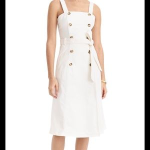 J. Crew Button Front Denim Trench Dress